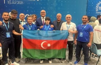 Azərbaycan komandası Avropa birinciliyində üçüncü olub