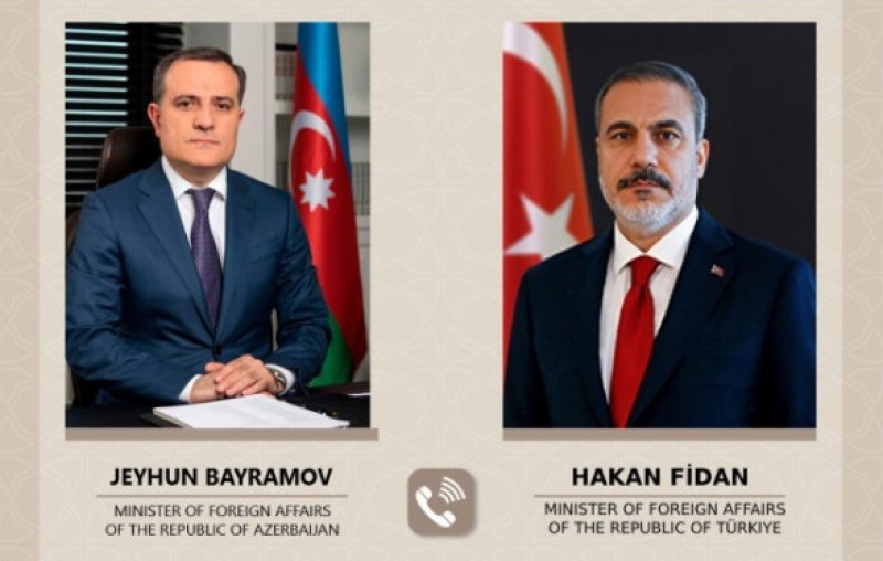 Azərbaycan və Türkiyə XİN başçıları arasında telefon danışığı olub
