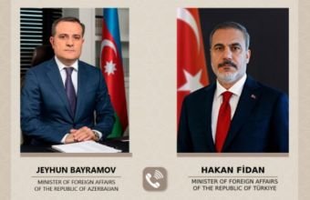 Azərbaycan və Türkiyə XİN başçıları arasında telefon danışığı olub