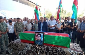 Birinci Qarabağ müharibəsinin itkin şəhidinin nəşinin qalıqları Kürdəmirdə dəfn edilib