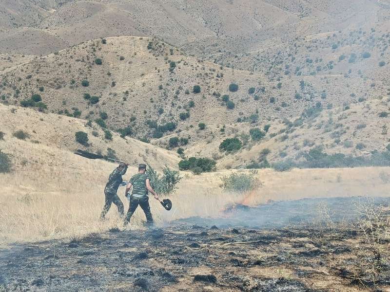 Naxçıvanda dünəndən bu günə 7 yanğın hadisəsi baş verib -