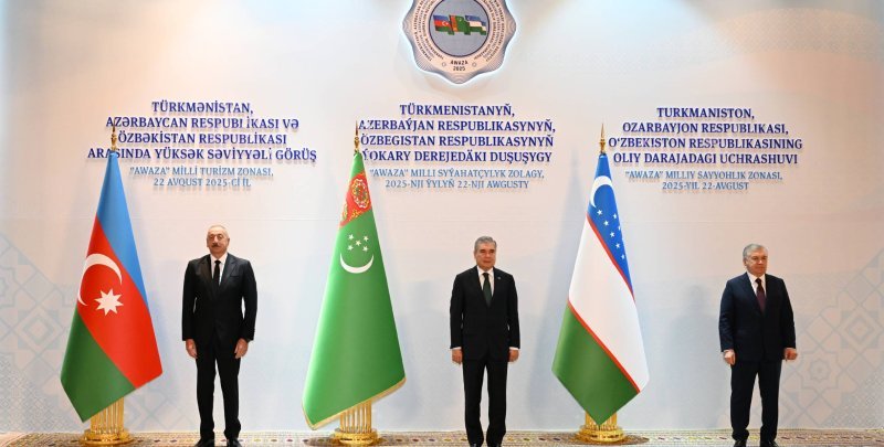 Türkmənistan, Azərbaycan və Özbəkistan arasında yüksəksəviyyəli görüş keçirilib -