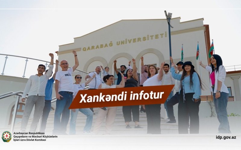 Xankəndi şəhərinə infotur təşkil edilib