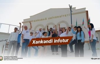 Xankəndi şəhərinə infotur təşkil edilib