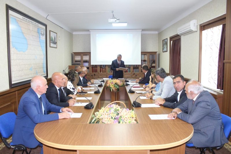 AMEA Naxçıvan Bölməsi Rəyasət Heyətinin iclası keçirilib