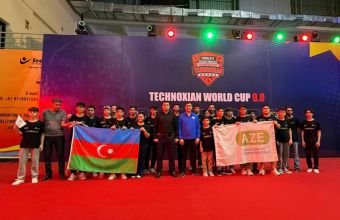Azərbaycan komandası dünya robotexnika finalında qızıl və gümüş medal qazanıb
