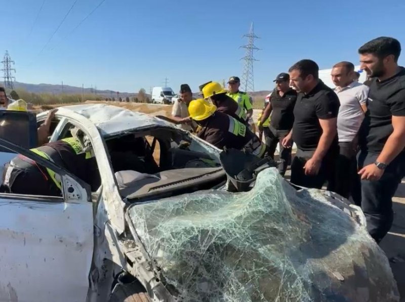 Culfa-Ordubad yolunda baş verən qəzada sürücü xilas edilib