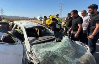 Culfa-Ordubad yolunda baş verən qəzada  sürücü xilas edilib