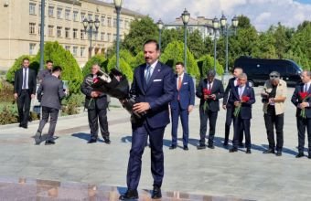 Ərdoğanın müavini Naxçıvana gəlib -