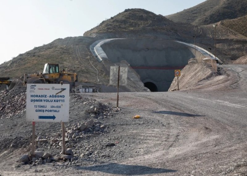 Horadiz–Ağbənd dəmir yolunun tikintisinin 2026-cı ildə tam başa çatdırılması planlaşdırılır