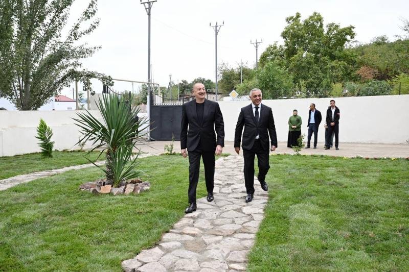 İlham Əliyev Xocalı rayonunun Daşbulaq kəndində olub -
