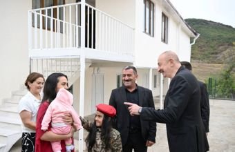İlham Əliyev Xocalı rayonunun Seyidbəyli kəndində olub -