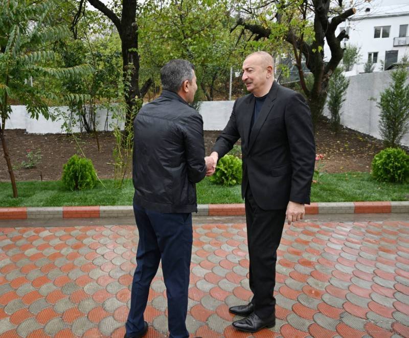 İlham Əliyev Xocavənd rayonunun Hadrut qəsəbəsində olub -