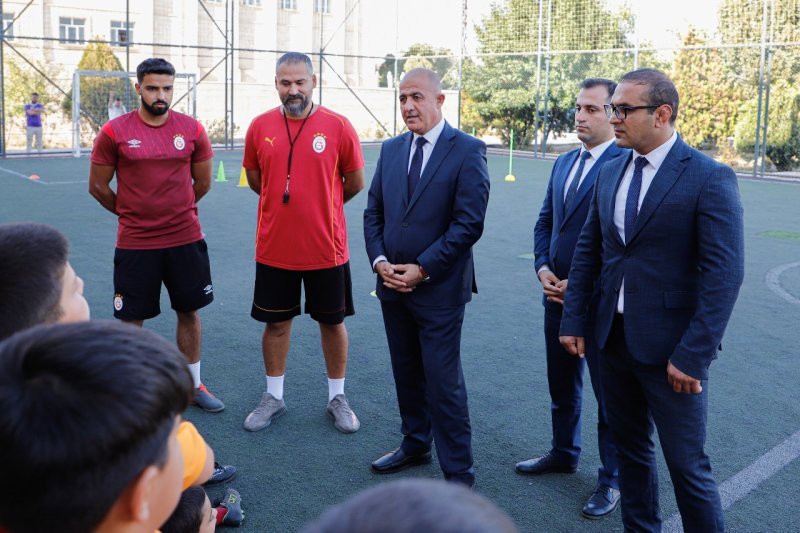 Məcid Seyidov Naxçıvanda Qalatasaray futbol məktəbində olub -