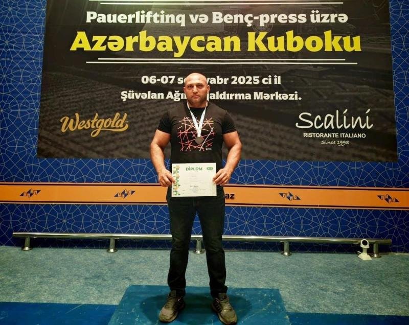 Naxçıvanlı idmançı ölkə kubokunun mükafatçısı olub