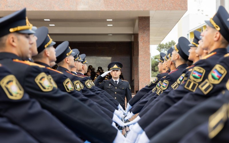 Polis Akademiyasında Bilik günü və andiçmə mərasimi keçirilib -