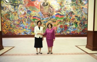Sahibə Qafarova Su Hui ilə görüşüb -