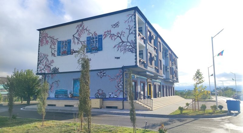 Ağalıda ikinci mərhələdə istifadəyə veriləcək binalar qazla təmin edilib