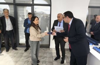 Ağdam rayonunun Xıdırlı kəndinə köçən ailələrə mənzillərin açarları təqdim edilib -