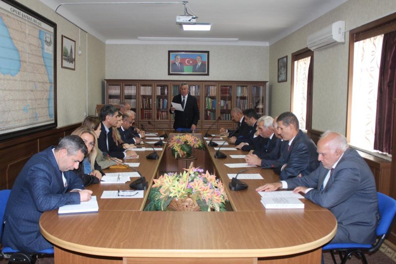 AMEA Naxçıvan Bölməsi Rəyasət Heyətinin iclası keçirilib