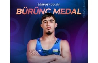 Azərbaycan güləşçisi dünya çempionatında bürünc medal qazanıb