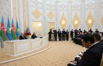 Azərbaycan və Qazaxıstan prezidentləri mətbuata bəyanatlarla çıxış ediblər -