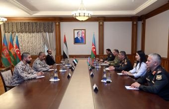BƏƏ Xüsusi Əməliyyatlar Qüvvələrinin komandanı ölkəmizə səfər edib
