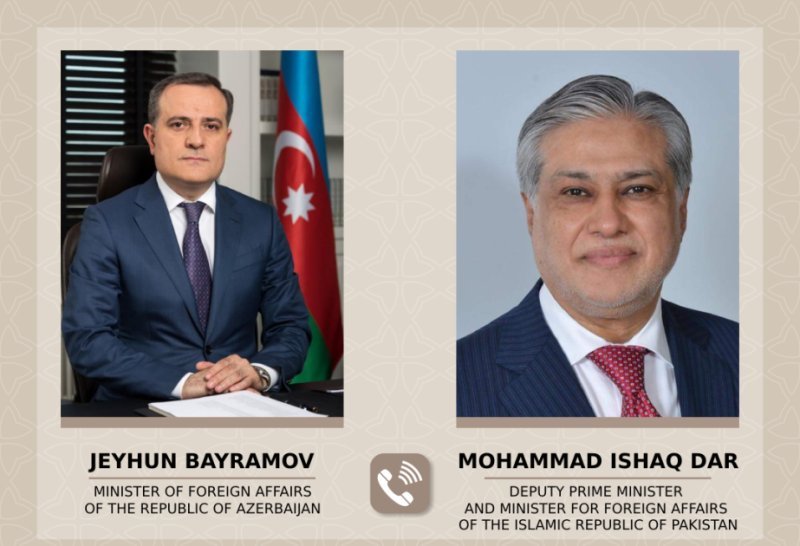 Ceyhun Bayramov İshaq Dar ilə telefonla danışıb