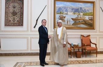 Ceyhun Bayramov Sultan bin Məhəmməd Əl Nomani ilə görüşüb -