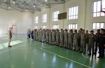 Hərbi qulluqçular arasında voleybol üzrə birincilik start götürüb -