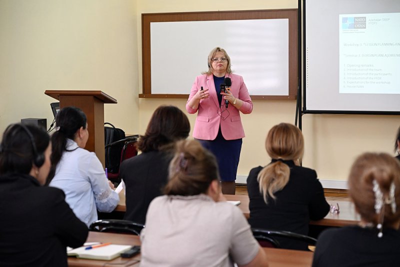 Heydər Əliyev adına Hərbi İnstitutda NATO proqramı çərçivəsində treninq keçirilir