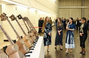 Heydər Əliyev Fondunun dəstəyi ilə alınan musiqi alətlərinin təqdimatı olub -