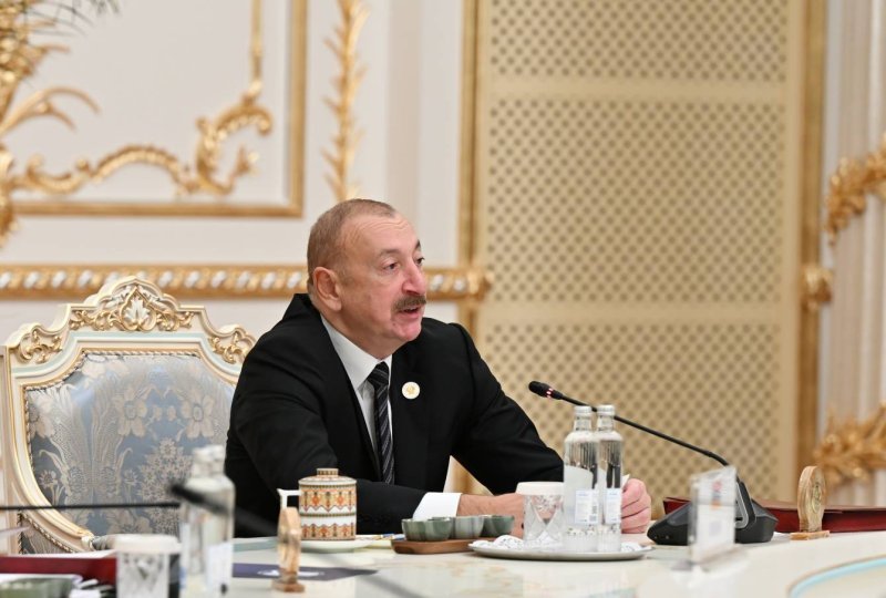 İlham Əliyev MDB Dövlət Başçıları Şurasının iclasında Laçının inkişafından danışıb