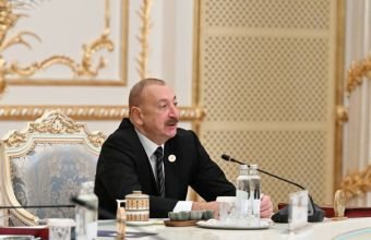 İlham Əliyev MDB Dövlət Başçıları Şurasının iclasında Laçının inkişafından danışıb