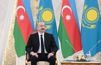 İlham Əliyev: Qazaxıstanın potensialının möhkəmləndirilməsinə yönəlmiş kursunuzu tam dəstəkləyirik