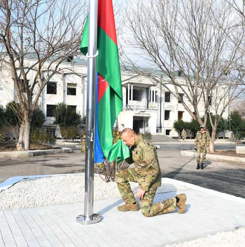 İlham Əliyev Qubadlının azad olunması ilə bağlı paylaşım edib