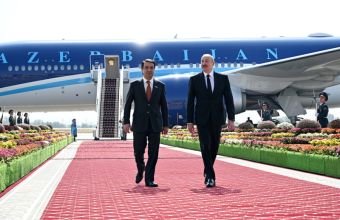 İlham Əliyev Tacikistanda səfərdədir -