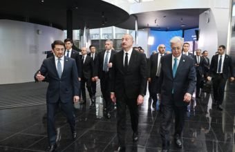 Azərbaycan və Qazaxıstan prezidentləri "Alem.ai" Beynəlxalq Süni İntellekt Mərkəzində olublar -