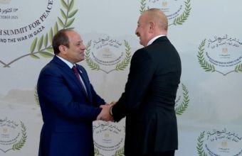 İlham Əliyev Yaxın Şərq Sülh Sammitində iştirak edir -