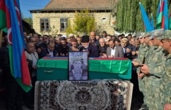 İtkin şəhid Aydın Nuruyev Göyçayda dəfn edilib