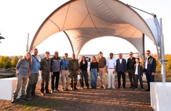 Leyla Əliyeva və Arzu Əliyeva Qax rayonunda Axar-Baxar Milli Parkının açılış mərasimində iştirak ediblər