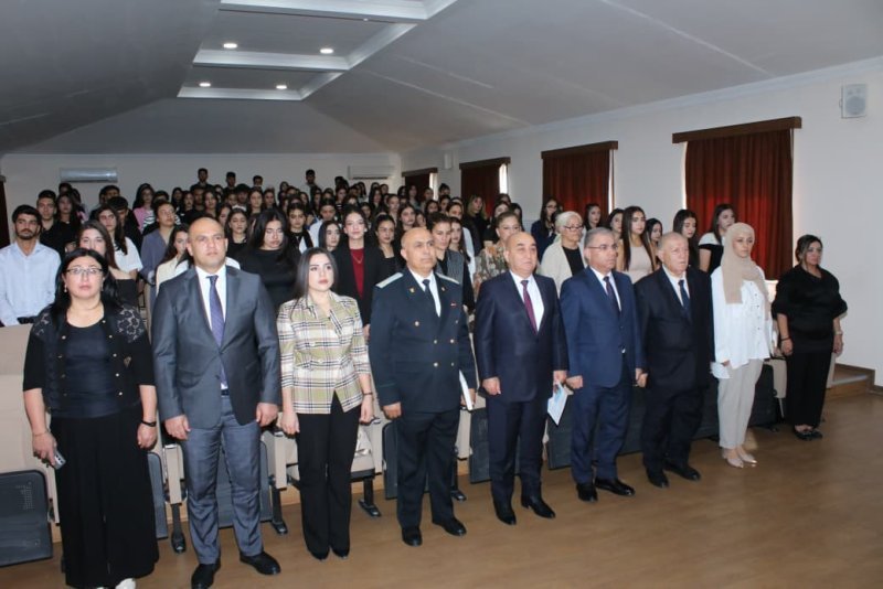 Müəllimlər İnstitutunda Konstitusiya və Suverenlik İlinə həsr olunmuş tədbir keçirilib -