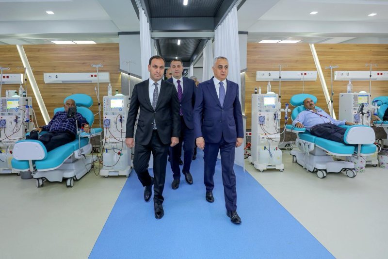 Naxçıvanda Dövlət Proqramının icrası çərçivəsində yeni Hemodializ Mərkəzi istifadəyə verilib -