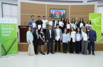 NDU-nun Beynəlxalq Məktəbində alman dilinin tədrisinə dair təlim keçirilib -