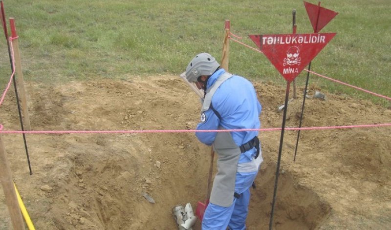 Ötən həftə nə qədər ərazi minalardan təmizlənib?