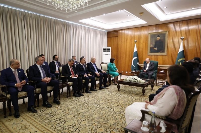 Pakistan Prezidenti Sahibə Qafarovanı qəbul edib