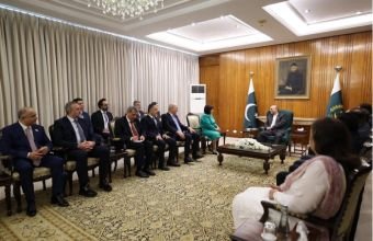 Pakistan Prezidenti Sahibə Qafarovanı qəbul edib
