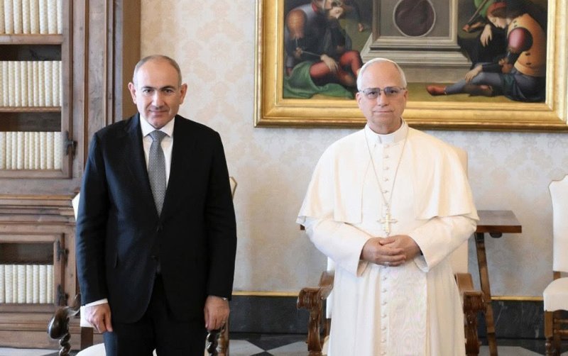 Paşinyan Roma Papası ilə Azərbaycanla sülhü müzakirə edib