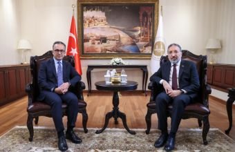 Ramin Məmmədov Türkiyə Diyanət İşləri İdarəsinin sədri Safi Arpaguş ilə görüşüb