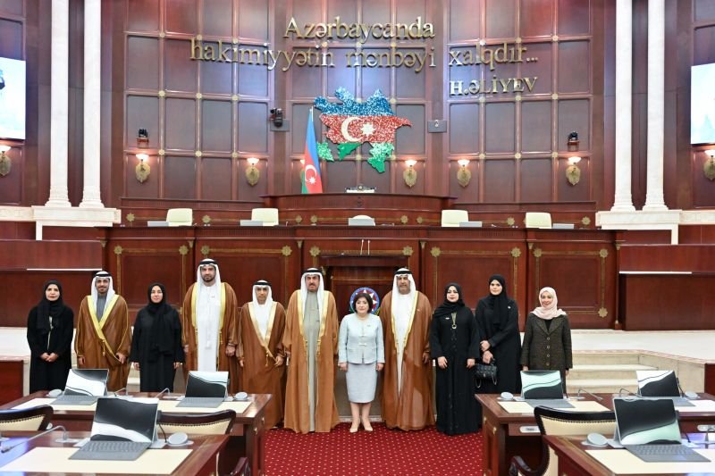 Sahibə Qafarova Birləşmiş Ərəb Əmirlikləri Federal Milli Şurasının sədri ilə görüşüb